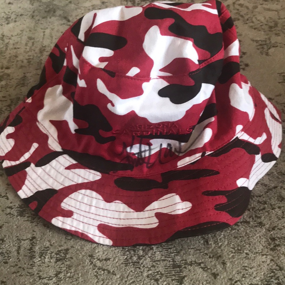 Hat signed by a Cardinals player